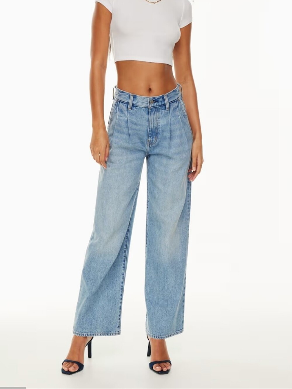 New Denim Forum The‎ Belinda High Ride Wide Leg Jeans 30L
